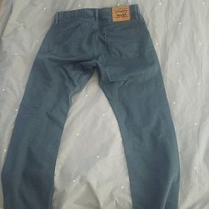 Levi's Green 34 x 30 514 Jeans